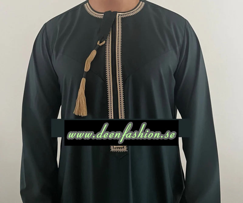 Premium Omani Thobe Round Neck