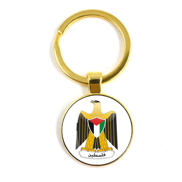 Customized Keychain with National Flag