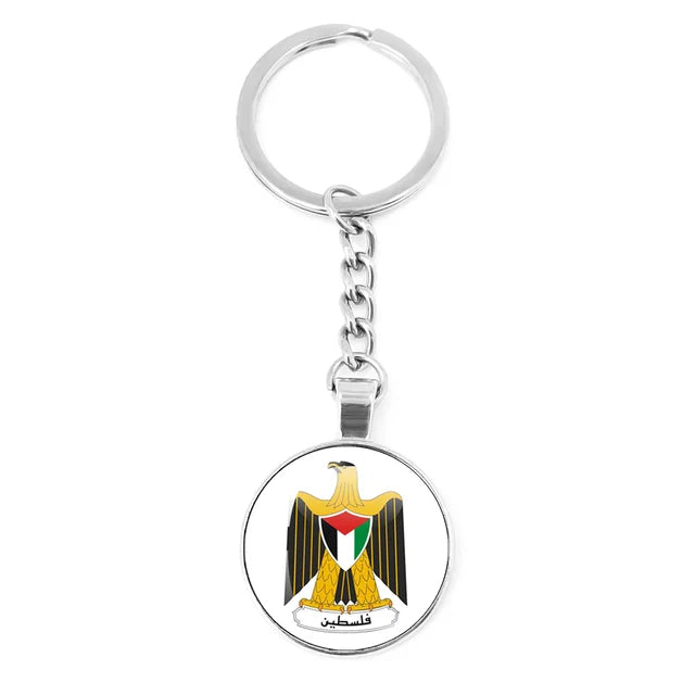 Customized Keychain with National Flag