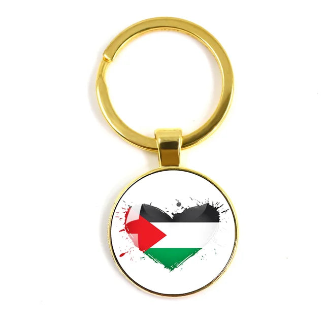 Customized Keychain with National Flag