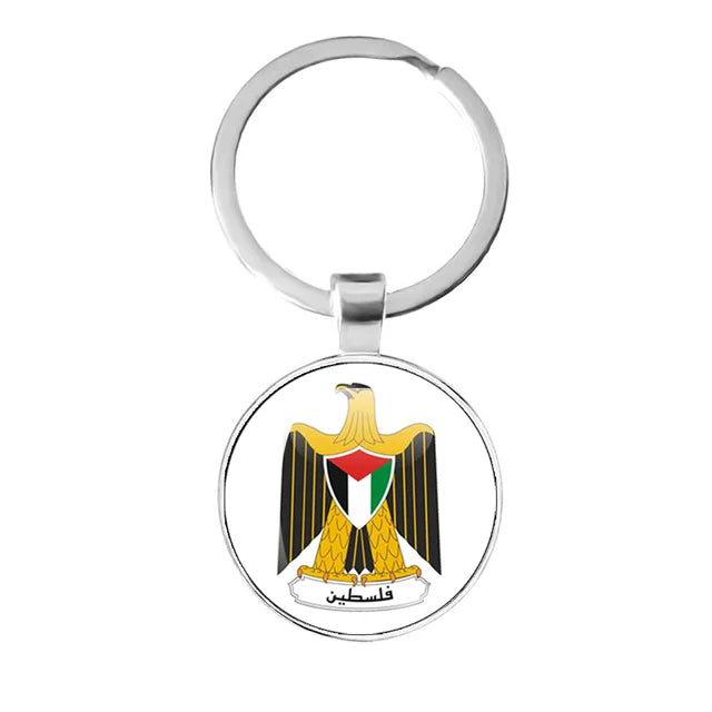 Customized Keychain with National Flag