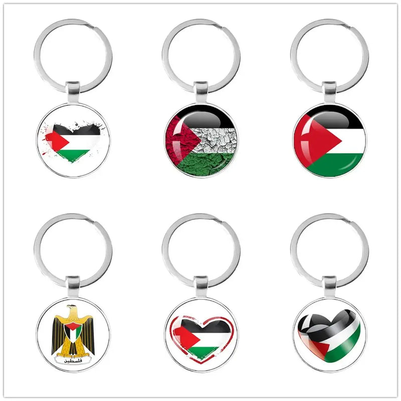 Customized Keychain with National Flag