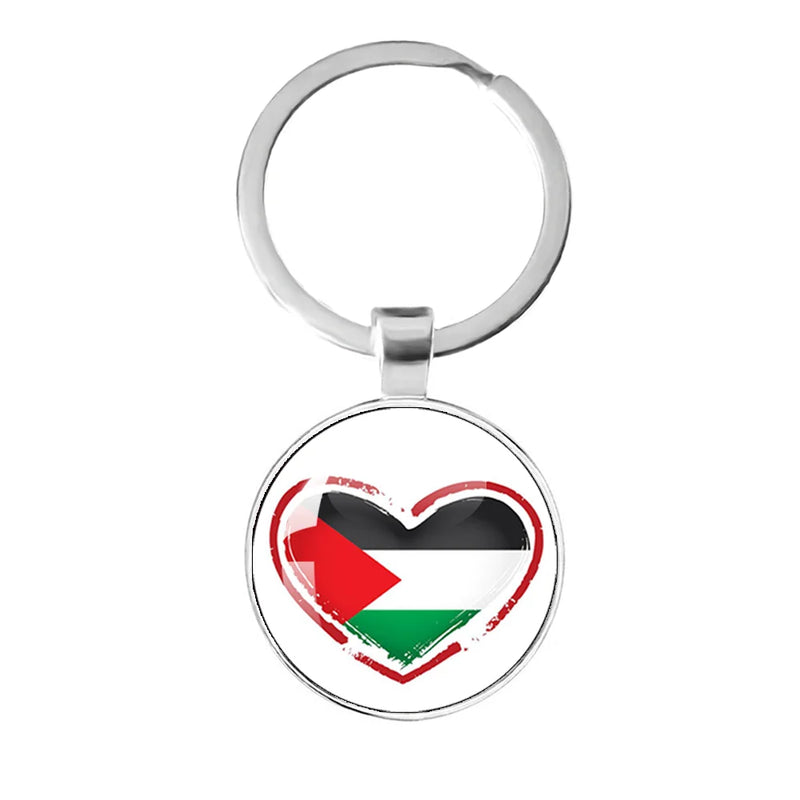 Customized Keychain with National Flag