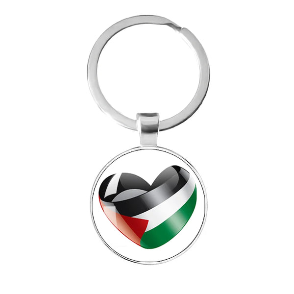 Customized Keychain with National Flag