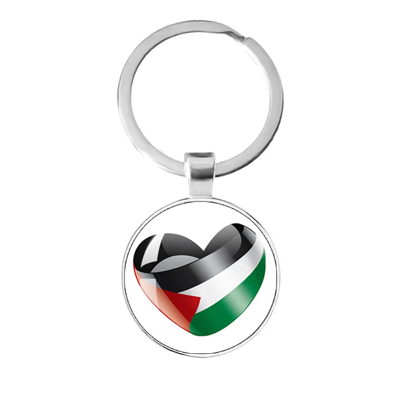 Customized Keychain with National Flag