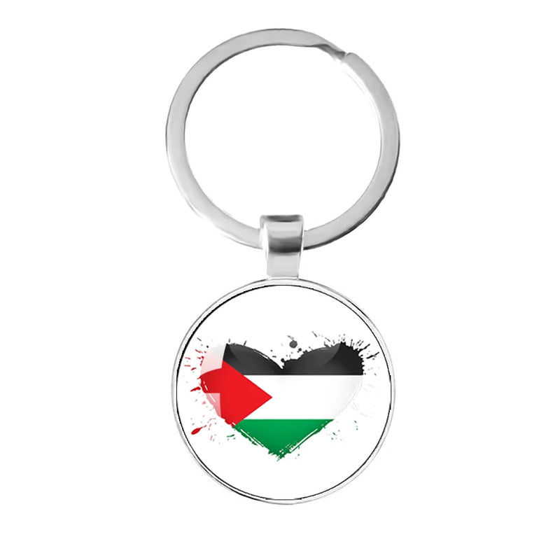 Customized Keychain with National Flag