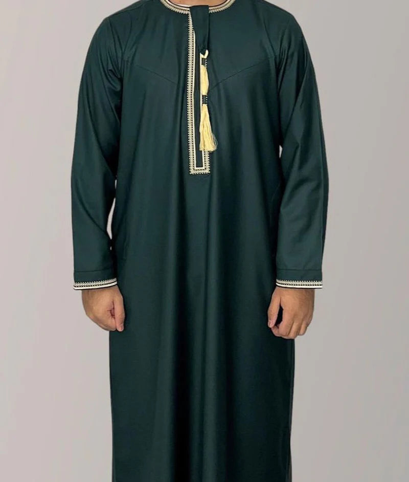 Premium Omani Thobe Round Neck