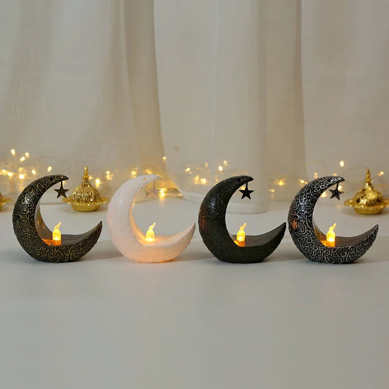 Starry Moon Candle Holder