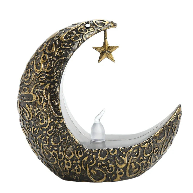 Starry Moon Candle Holder