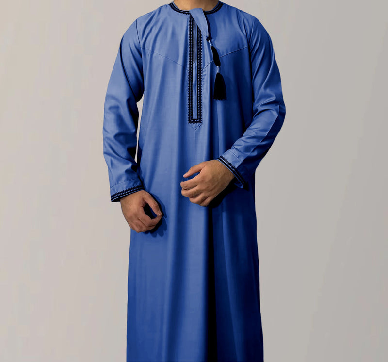 Premium Omani Thobe Round Neck