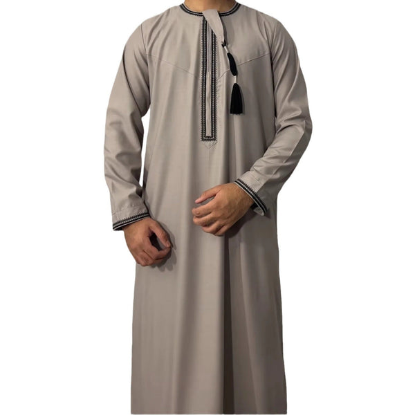 Premium Omani Thobe Round Neck