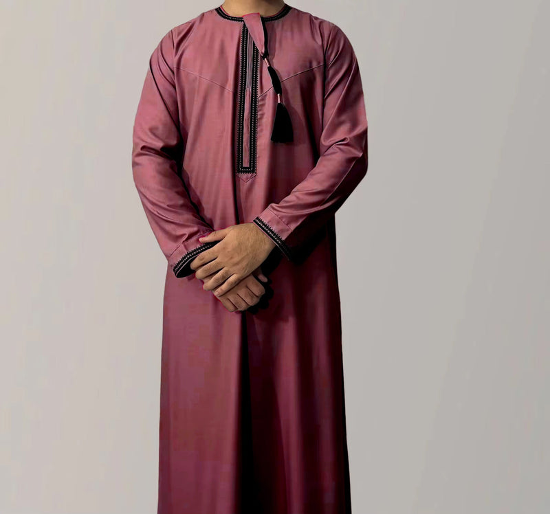 Premium Omani Thobe Round Neck