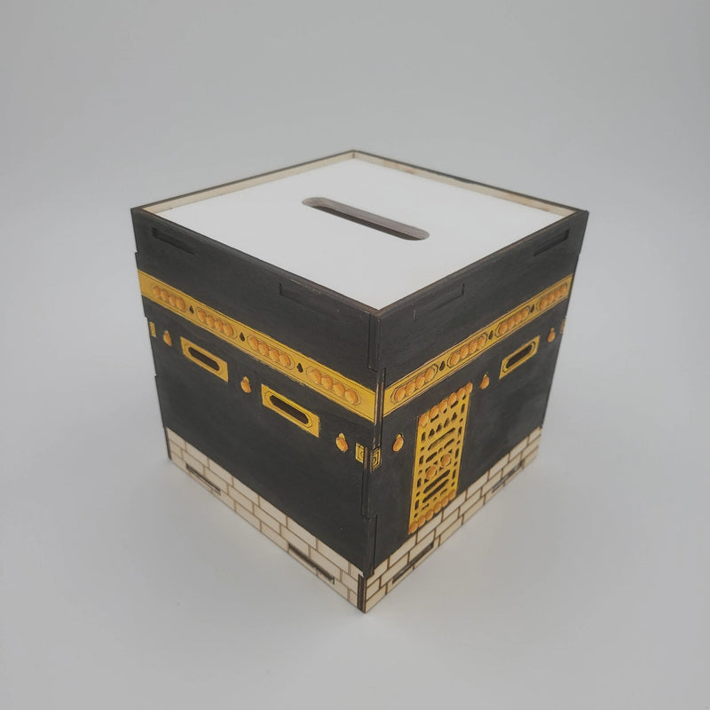 Kaaba Piggy Bank - Wooden Plates