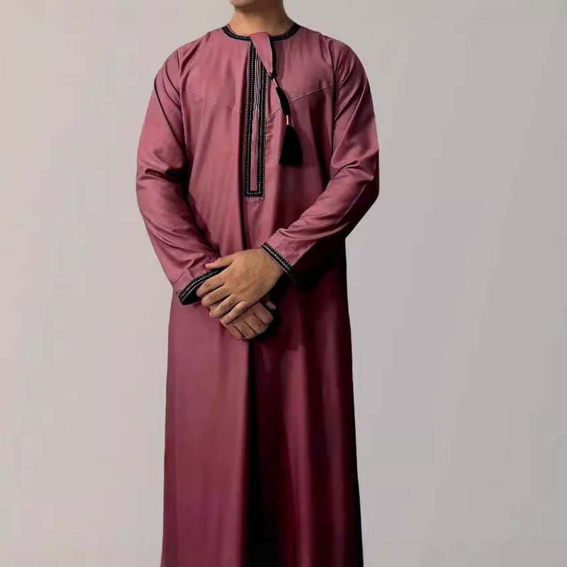 Premium Omani Thobe Round Neck