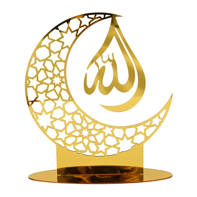 Celebrate Eid Mubarak with this Elegant Acrylic Mirror Decoration.