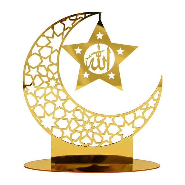 Celebrate Eid Mubarak with this Elegant Acrylic Mirror Decoration.