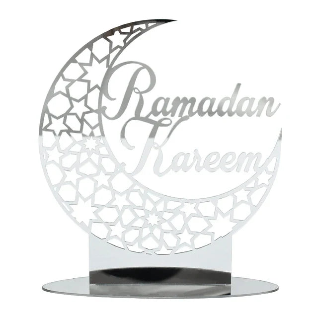 Celebrate Eid Mubarak with this Elegant Acrylic Mirror Decoration.