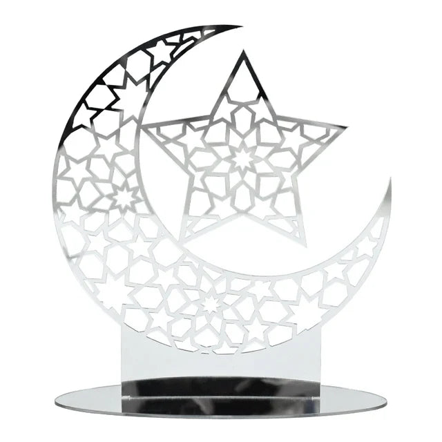 Celebrate Eid Mubarak with this Elegant Acrylic Mirror Decoration.