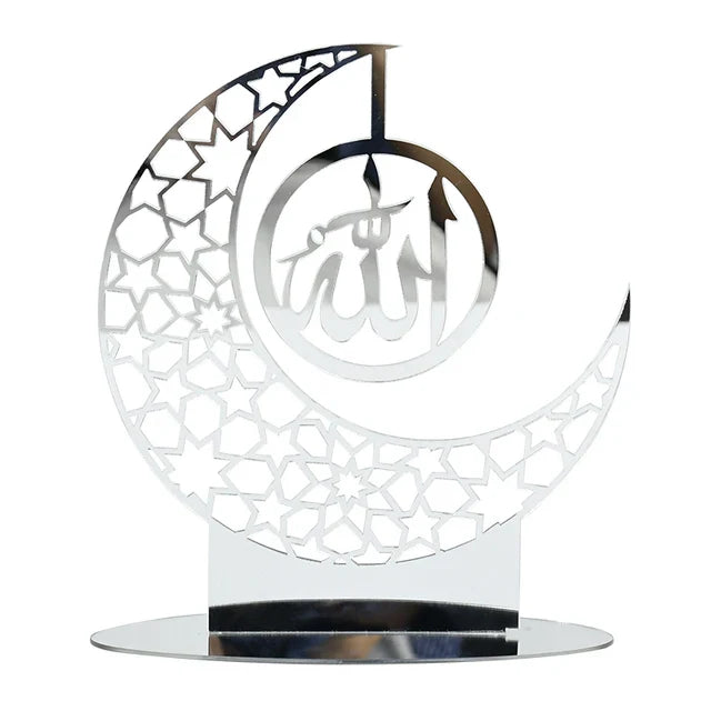 Celebrate Eid Mubarak with this Elegant Acrylic Mirror Decoration.