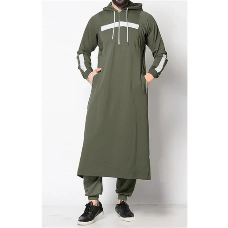 Muslimsk Hooded Thobe