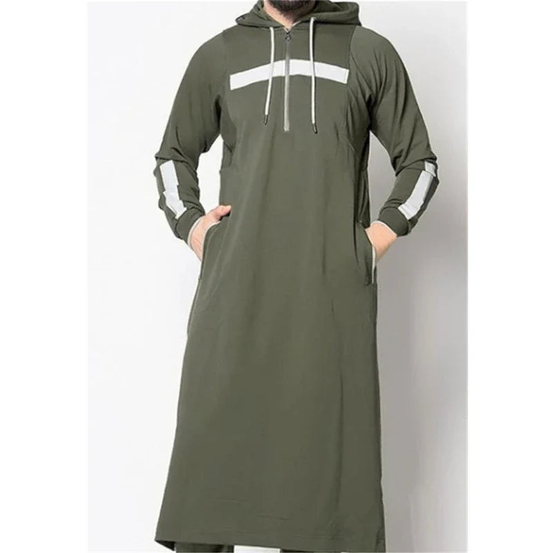 Muslimsk Hooded Thobe