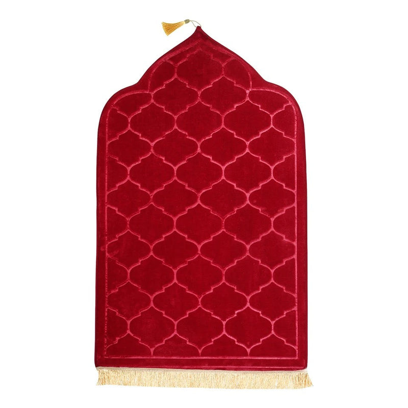 Embossed Luxury Prayer Mat Anti-Slip