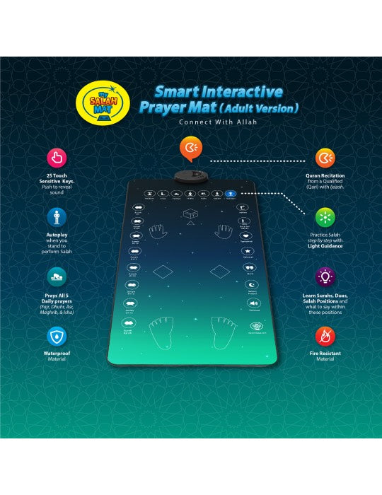 Intelligenter elektronischer Gebetsteppich für Erwachsene