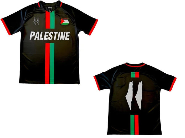 Palestine Football Jersey 2024 Adults Home Away Black/White