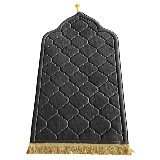 Embossed Luxury Prayer Mat Anti-Slip